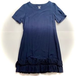 🇨🇦 Silk Blend Blue Ombré Dress